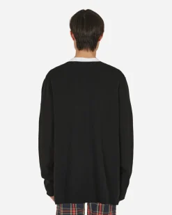 Comme Des Garçons Play Knitwear^Heart Patch Sweater Black