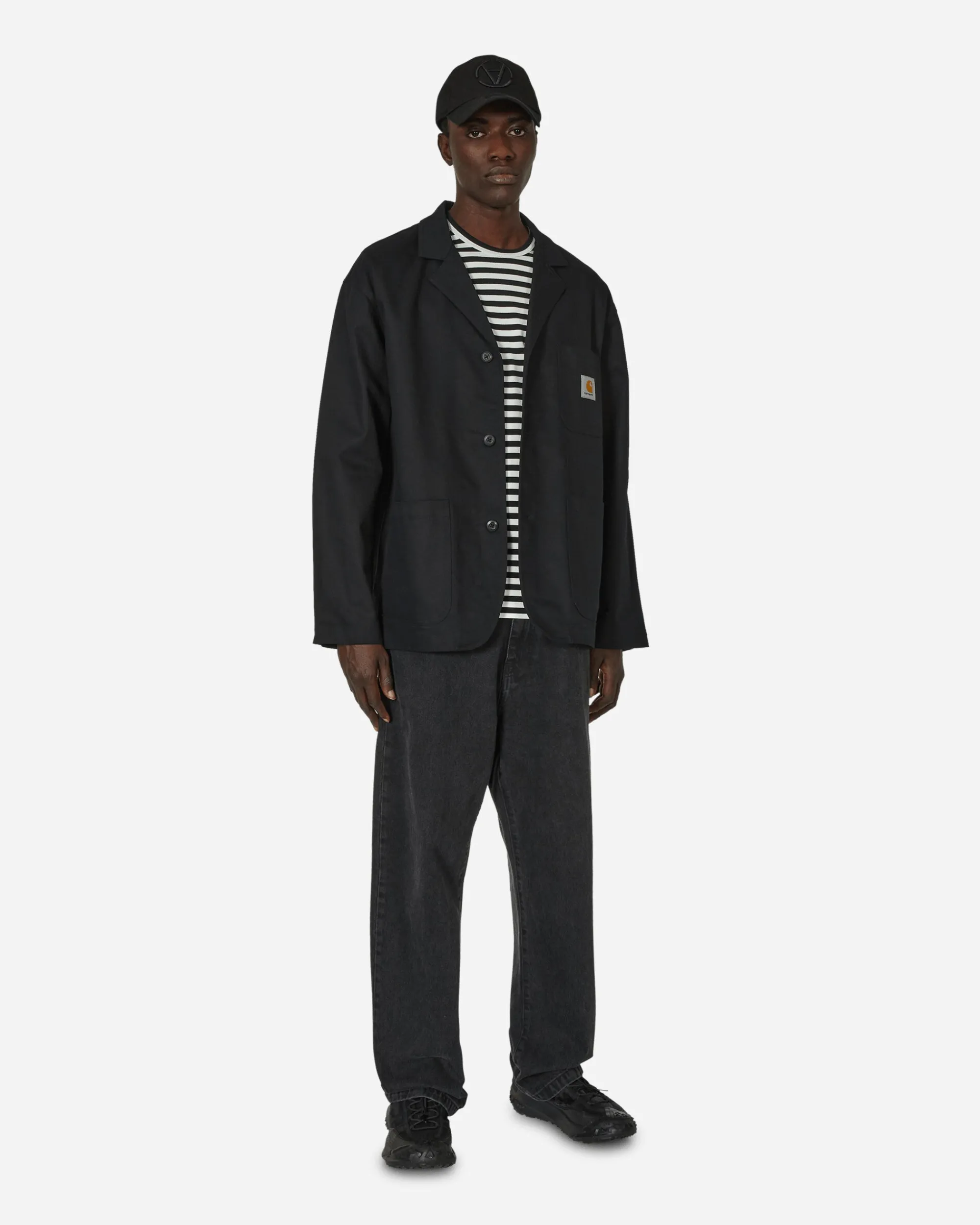 Comme Des Garçons Play T-Shirts^Heart Striped Longsleeve T-Shirt Black