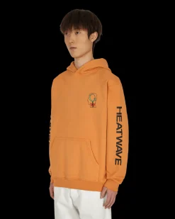 Brain Dead Sweatshirts^Heatwave Hooded Sweatshirt Orange