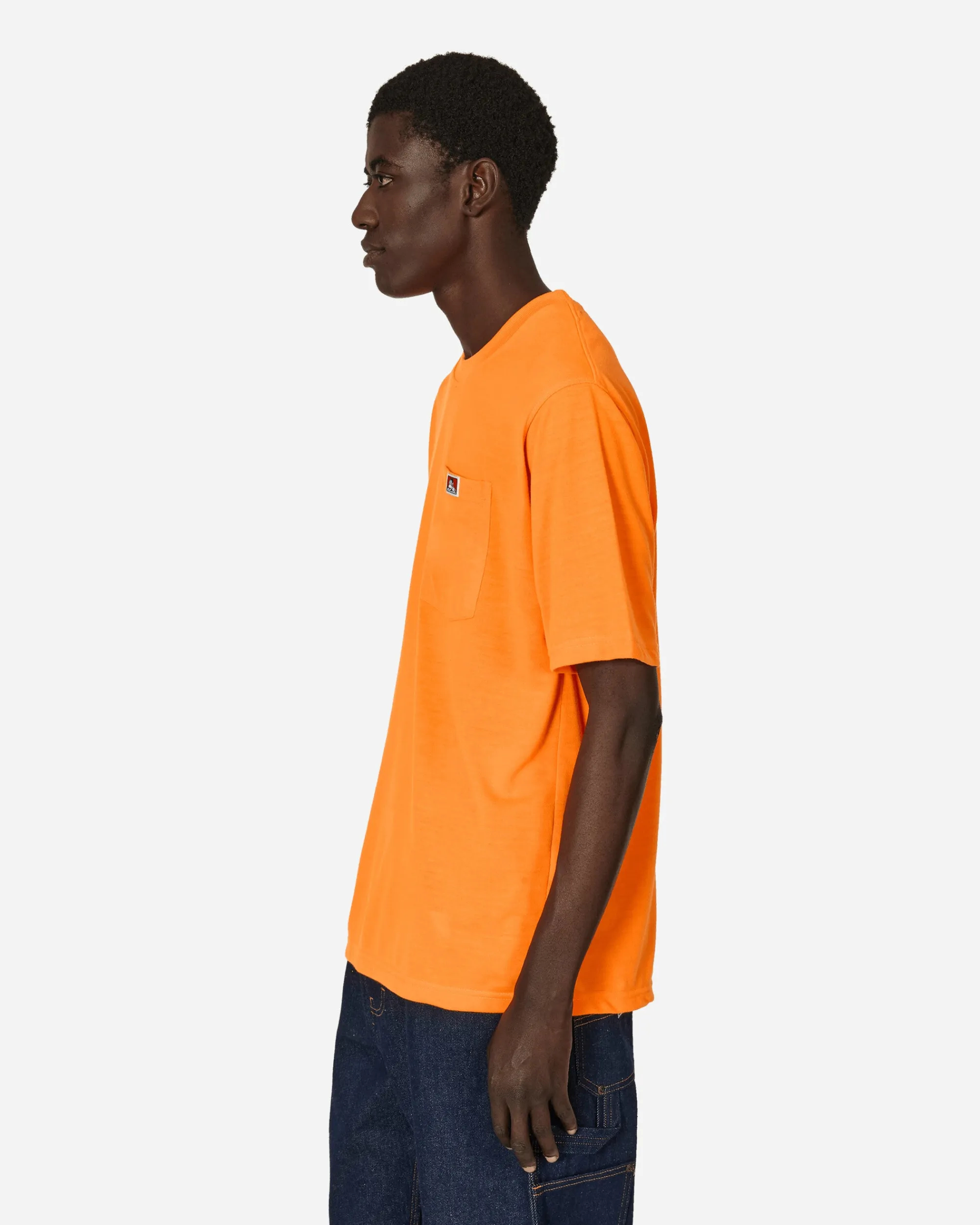 Ben Davis T-Shirts^Heavy Duty Classic Label Pocket T-Shirt Orange