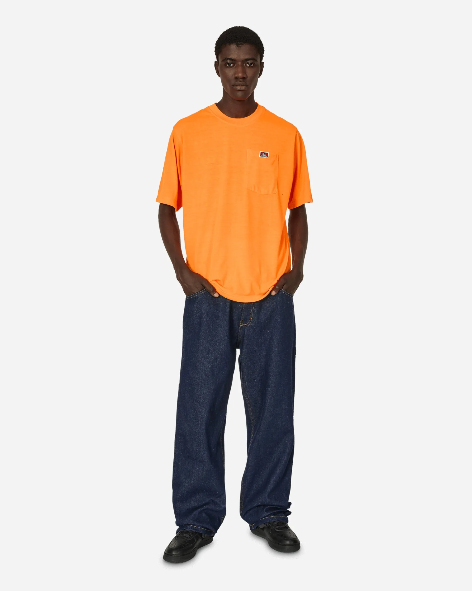 Ben Davis T-Shirts^Heavy Duty Classic Label Pocket T-Shirt Orange