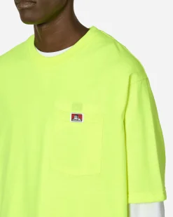 Ben Davis T-Shirts^Heavy Duty Classic Label Pocket T-Shirt Hi Vis Green