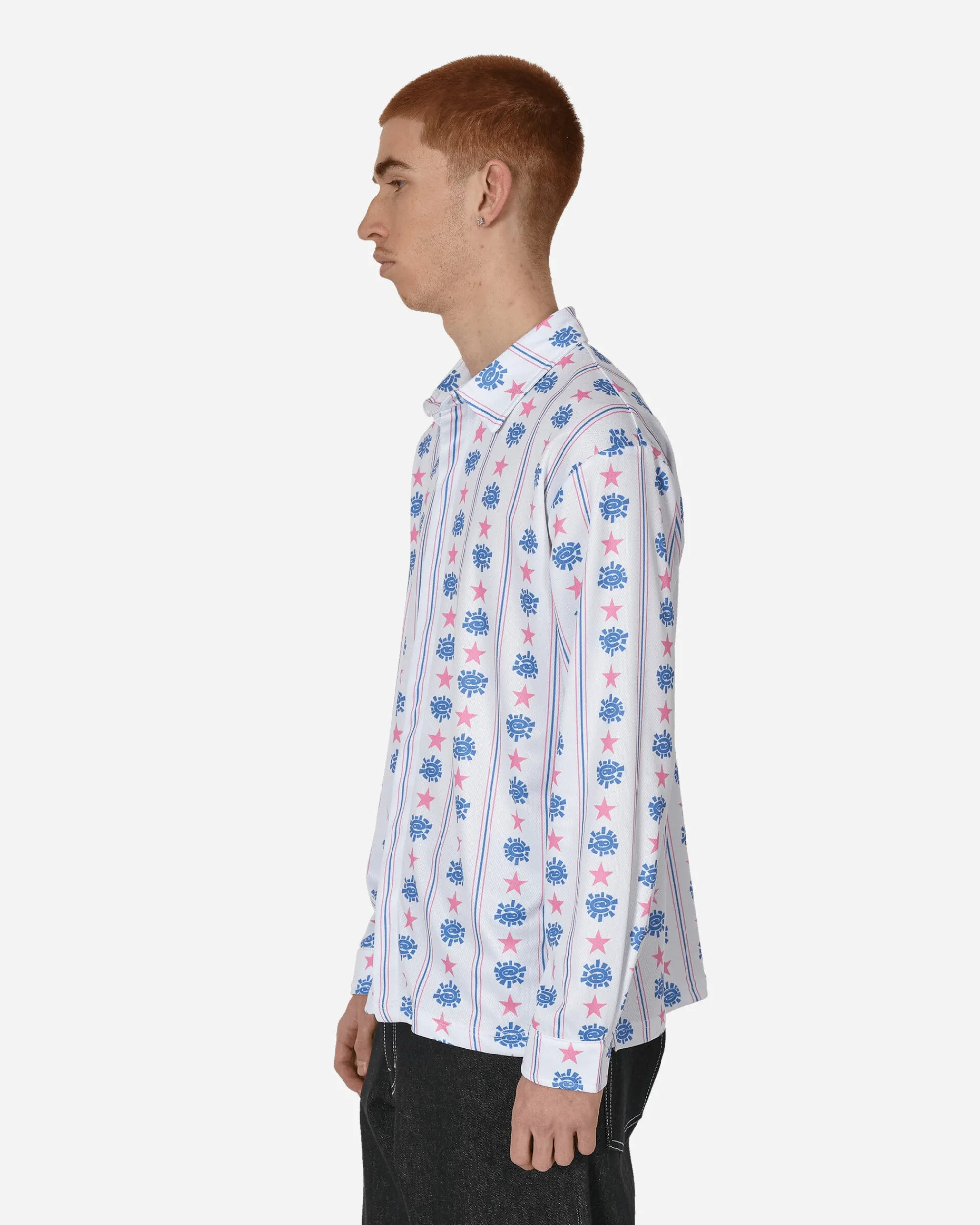 Always Do What You Should Do Shirts^Hectic Hidden Placket Longsleeve Shirt Multicolor