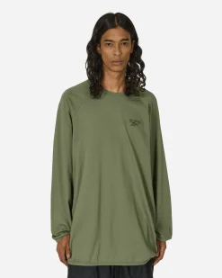 Reebok T-Shirts^Hed Mayner Oversized Raglan Longsleeve T-Shirt Army Green