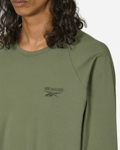 Reebok T-Shirts^Hed Mayner Oversized Raglan Longsleeve T-Shirt Army Green
