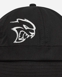 Alltimers Hats|Hats^Hell Demon Embroidered Bucket Hat Black