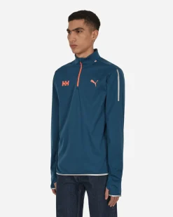 Puma Sweatshirts^Helly Hansen Running Pullover Blue