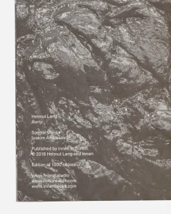 Innen Publishing Magazines^Helmut Lang: Burry Zine