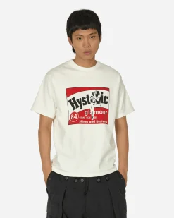Hysteric Glamour T-Shirts^HG Polish T-Shirt Dirty White