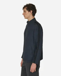 AMOMENTO Sweatshirts^High Neck Zip-Up Jacket Dark Navy
