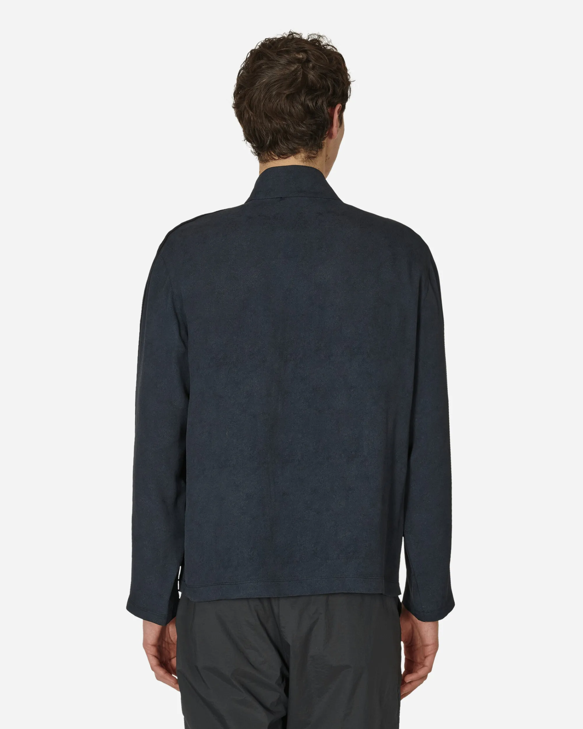 AMOMENTO Sweatshirts^High Neck Zip-Up Jacket Dark Navy
