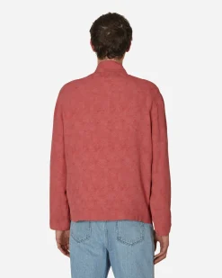 AMOMENTO Sweatshirts^High Neck Zip-Up Jacket Red
