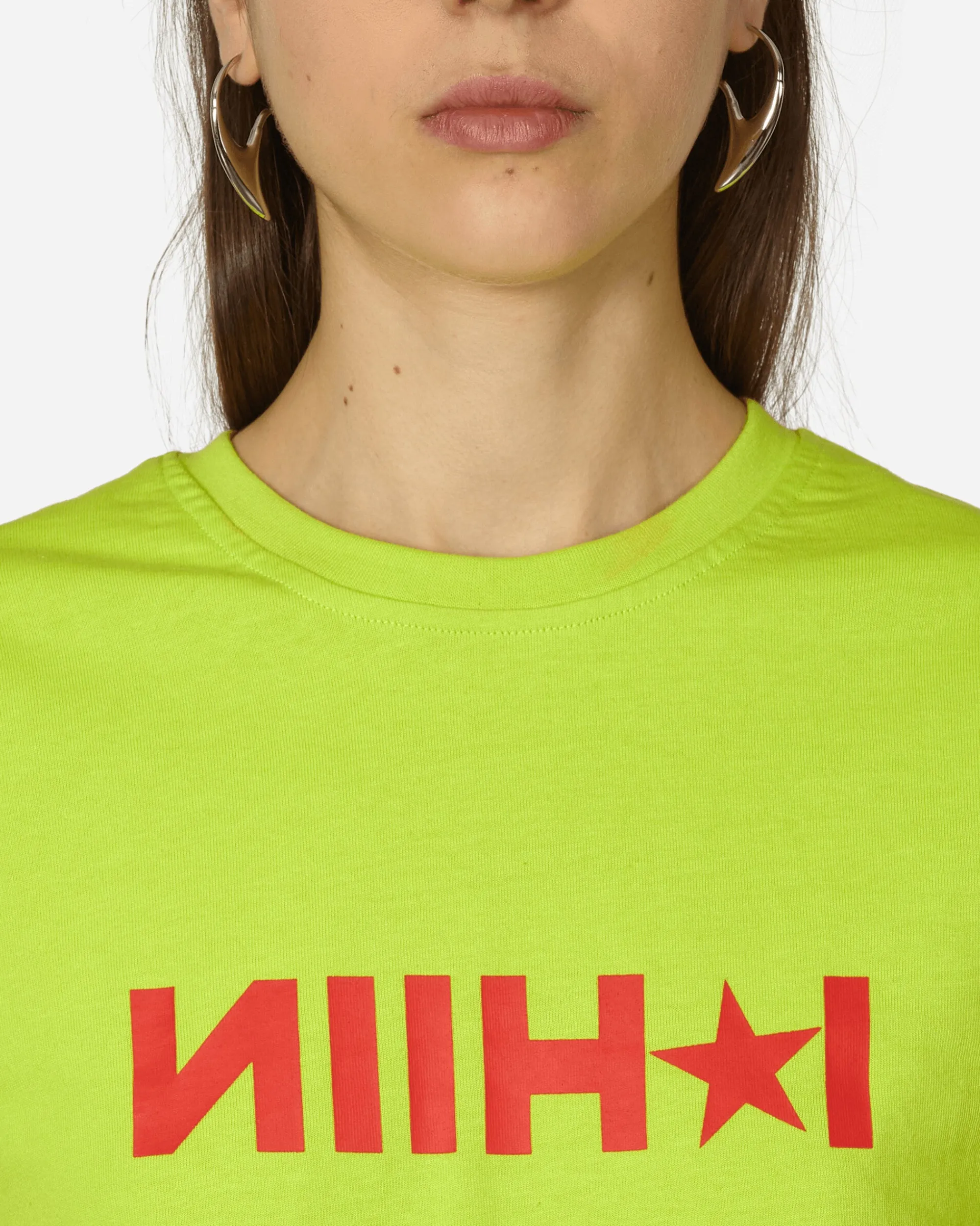 Nii Hai T-Shirts^High Star Baby Tee Neon Yellow