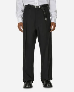 Random Identities Pants^High Waisted Pants Black