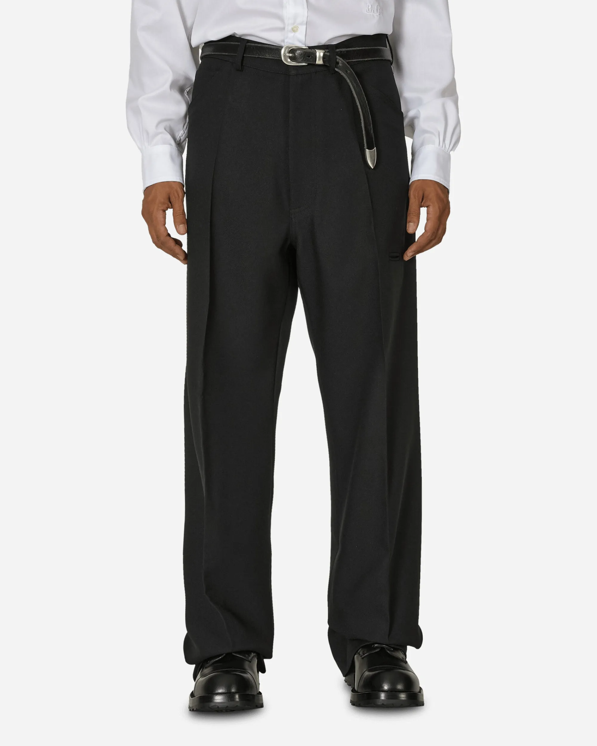 Random Identities Pants^High Waisted Pants Black