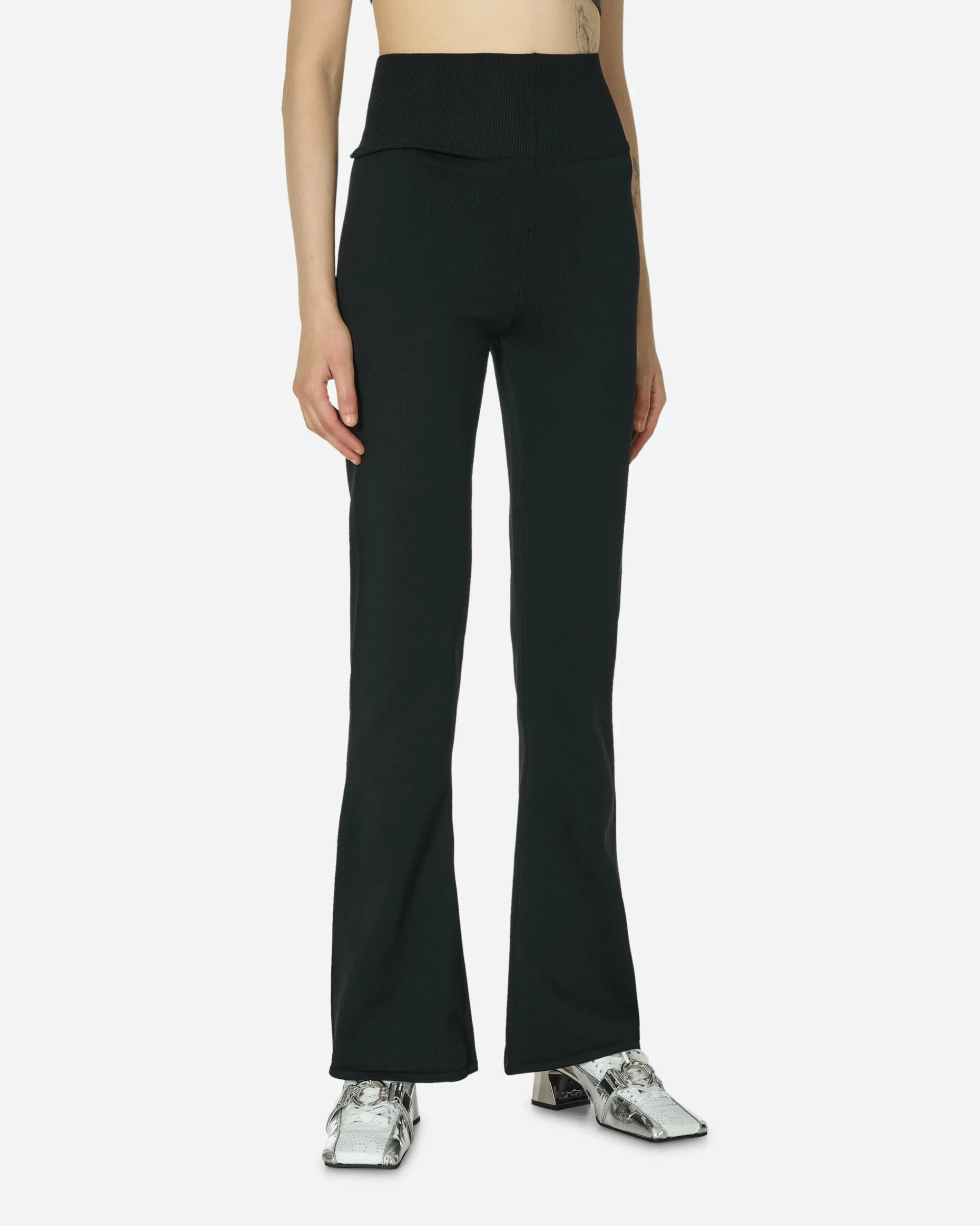 Nike Pants^High-Waisted Flared Trousers Black
