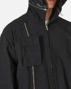 Phingerin Coats And Jackets^Hood Cut Moving Jacket Black