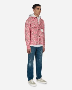 Paccbet Shirts^Hooded Workwear Shirt Pink