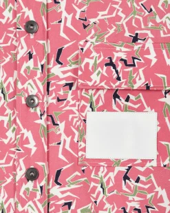 Paccbet Shirts^Hooded Workwear Shirt Pink