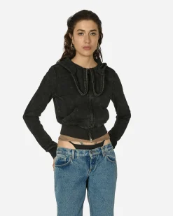 MARRKNULL Sweatshirts^Hoodie Jacket Black