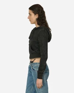 MARRKNULL Sweatshirts^Hoodie Jacket Black
