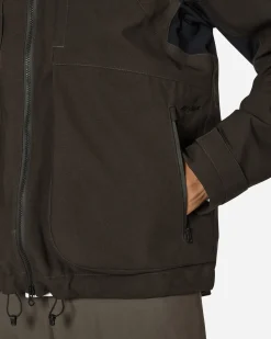GR10K Coats And Jackets^Hoodie Skeleton Shell Dark Soil Grey