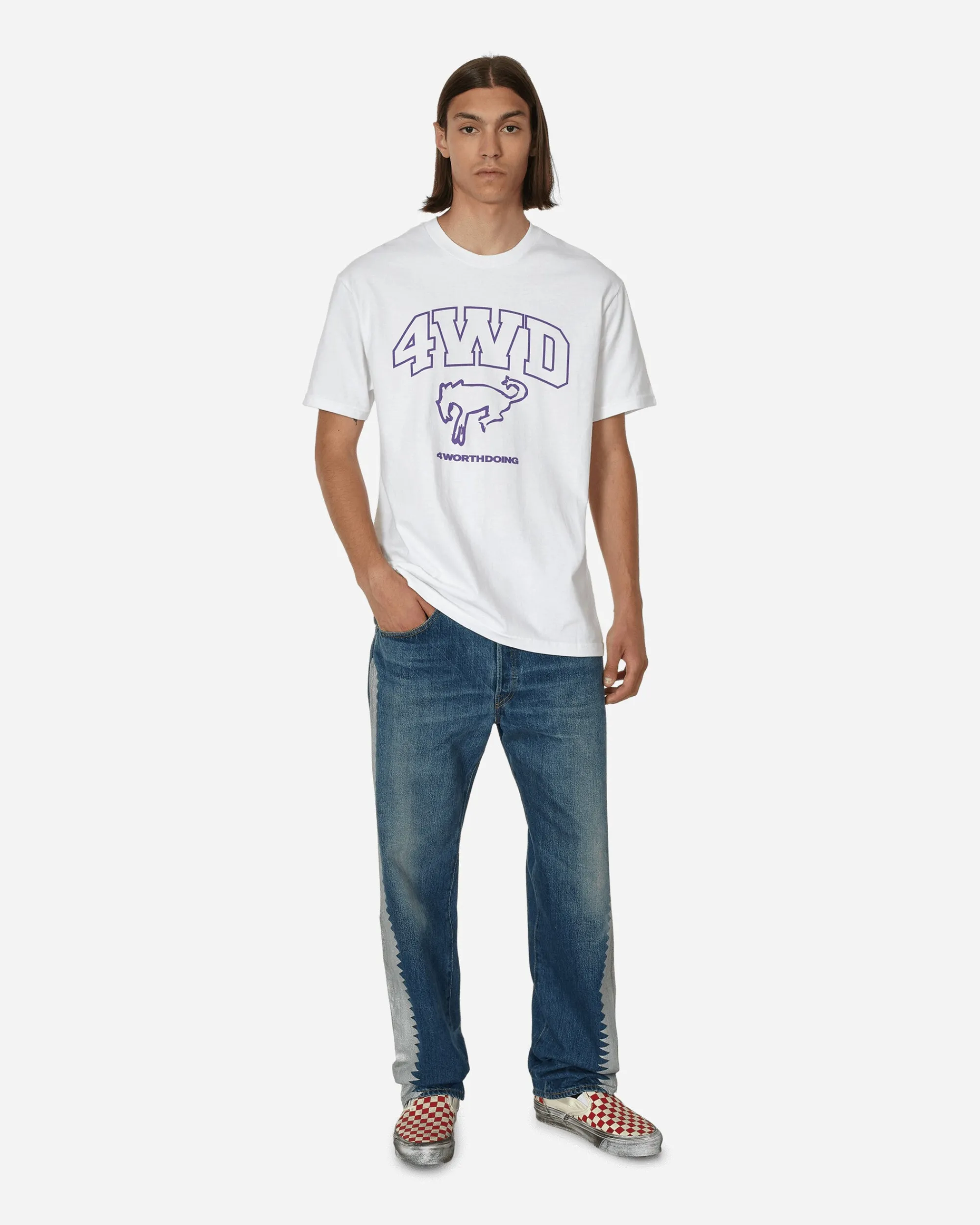 4 Worth Doing T-Shirts^Horse Mascot T-Shirt White