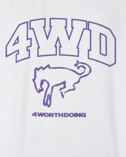 4 Worth Doing T-Shirts^Horse Mascot T-Shirt White