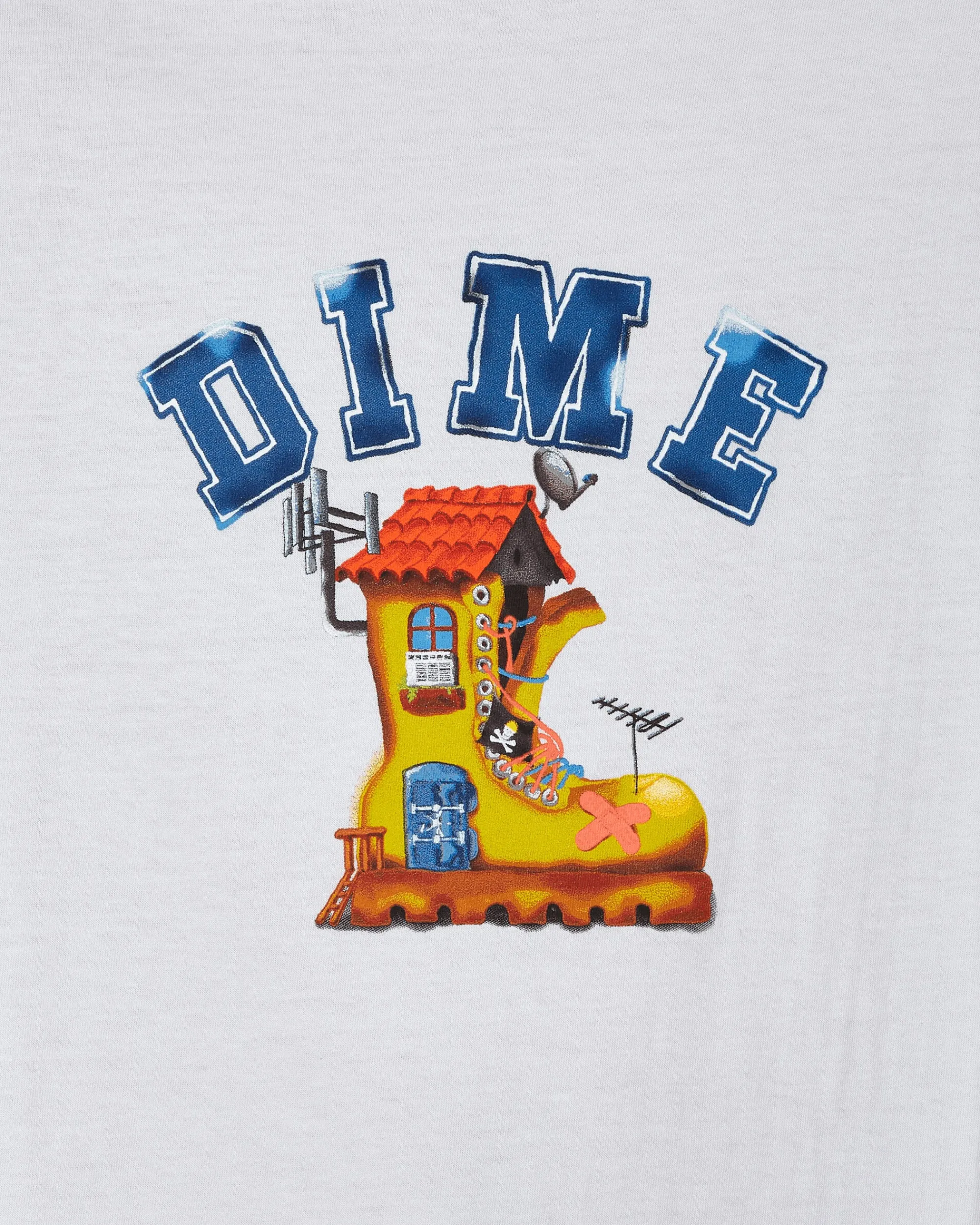 Dime T-Shirts^House T-Shirt White