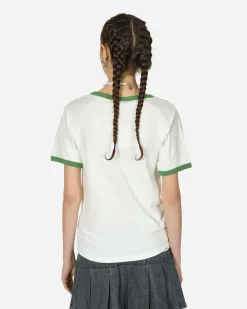 Hysteric Glamour T-Shirts^HYS Tracks T-Shirt Dirty White