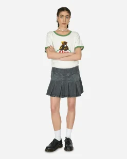 Hysteric Glamour T-Shirts^HYS Tracks T-Shirt Dirty White