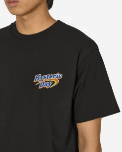 Hysteric Glamour T-Shirts^Hysteric Day T-Shirt Black