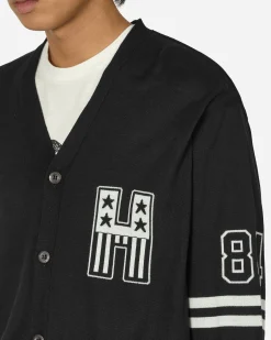 Hysteric Glamour Knitwear^Hysteric League Cardigan Black