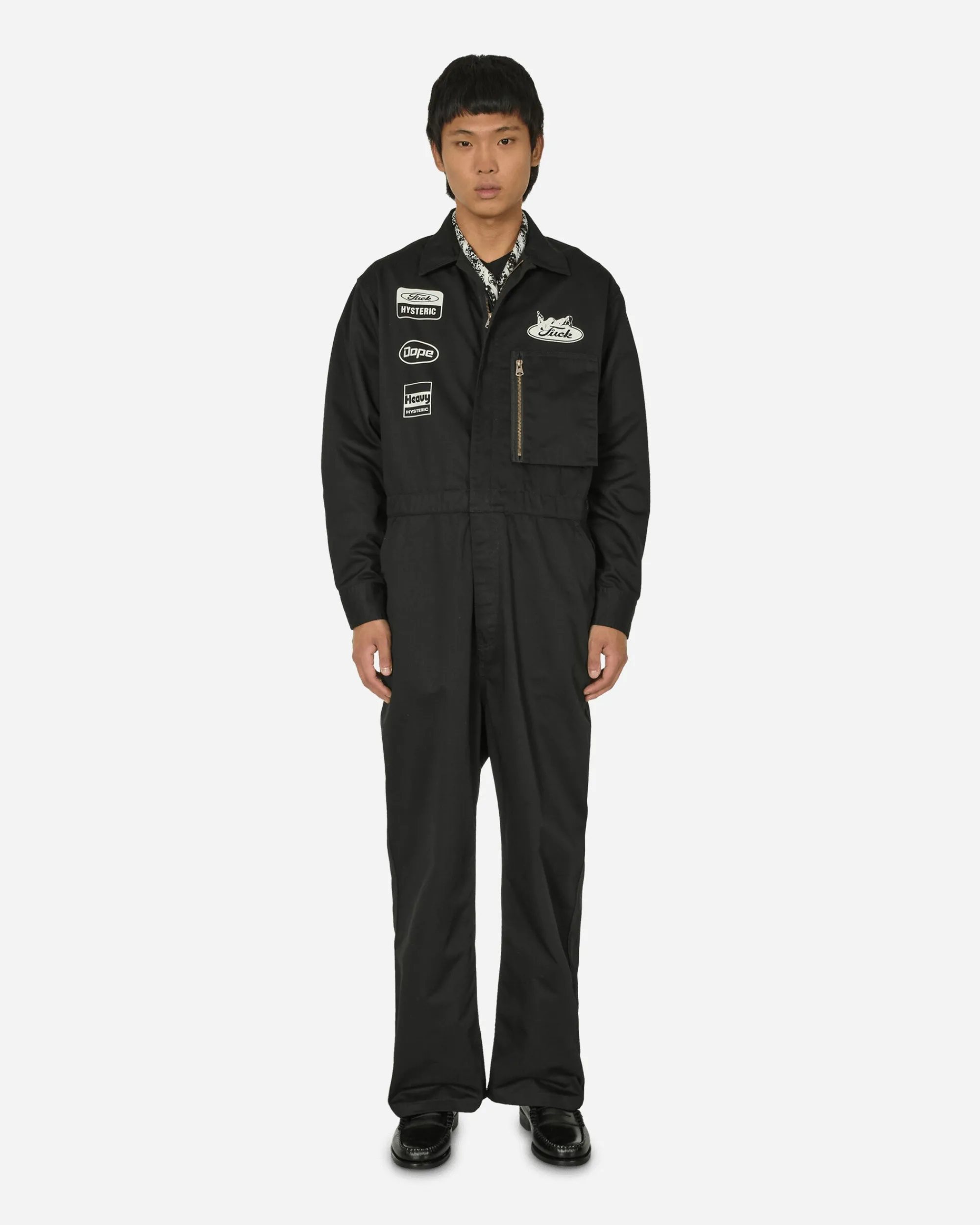 Hysteric Glamour Pants^Hysteric Motor All-in-One Jumpsuit Black
