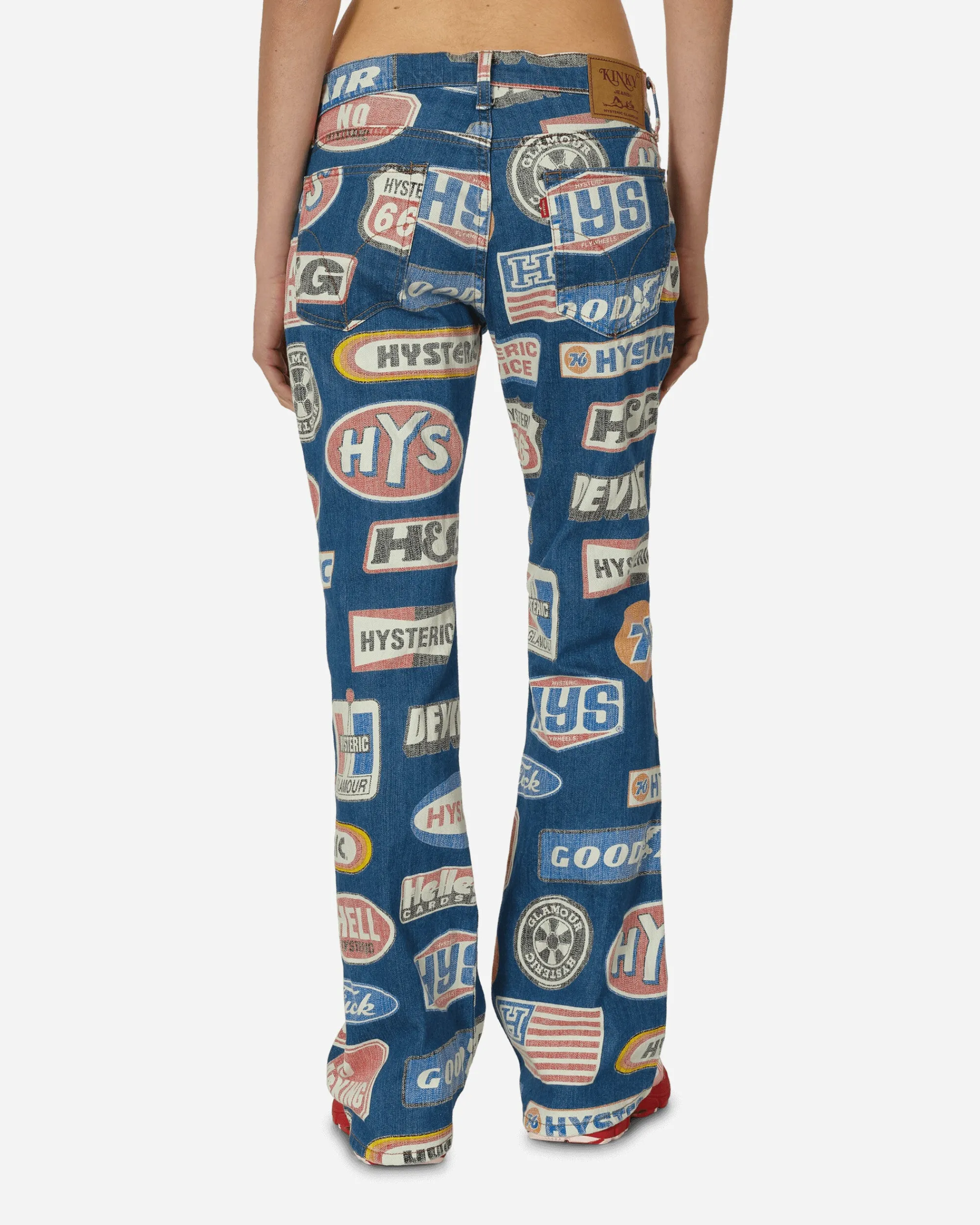 Hysteric Glamour Pants^Hysteric Motor Pattern Flare Denim Pants Indigo