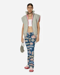 Hysteric Glamour Pants^Hysteric Motor Pattern Flare Denim Pants Indigo