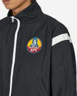 Hysteric Glamour Sweatshirts^Hysteric Spy Patch Track Jacket Black
