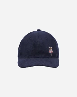 Hysteric Glamour Hats|Hats^Hysteric Teddy Embroidered Cap Navy