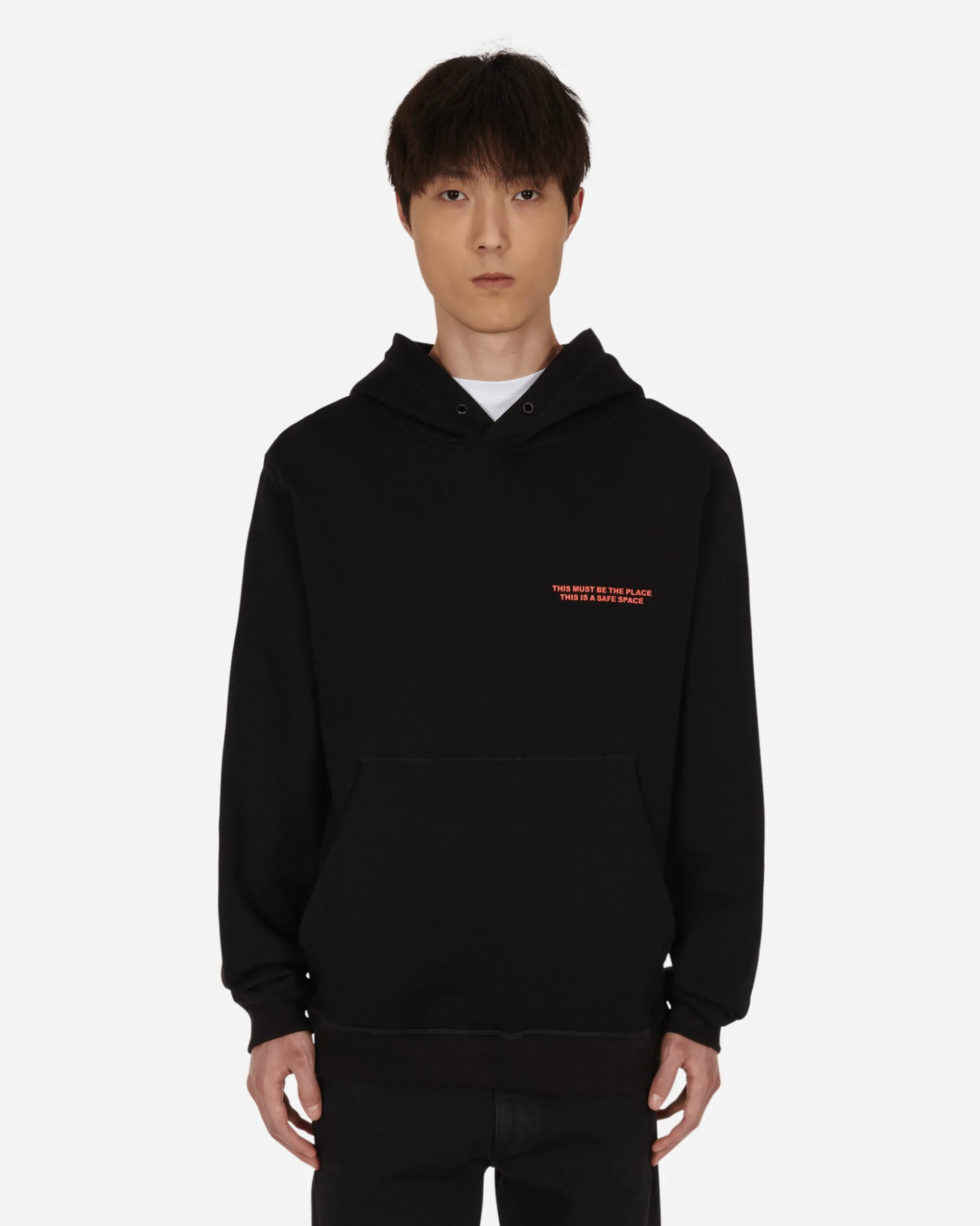 Slam Jam Sweatshirts^ILL-STUDIO & GENERAL INDEX Hooded Sweatshirt Black