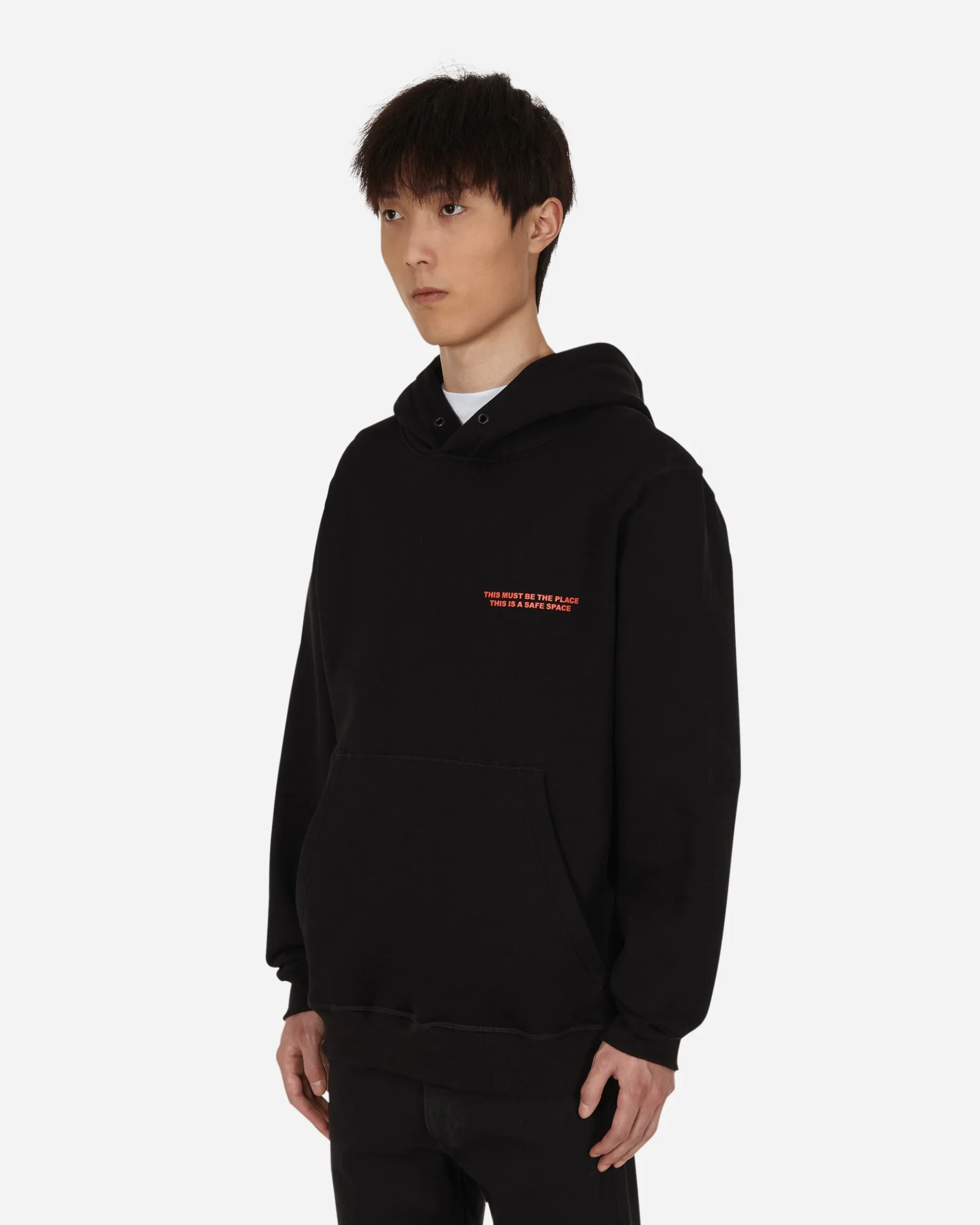 Slam Jam Sweatshirts^ILL-STUDIO & GENERAL INDEX Hooded Sweatshirt Black