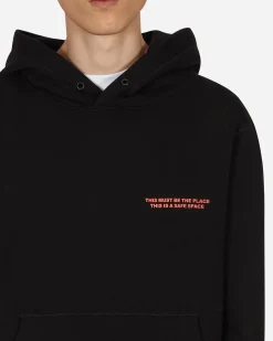Slam Jam Sweatshirts^ILL-STUDIO & GENERAL INDEX Hooded Sweatshirt Black