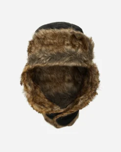 New Era Hats|Hats^Image Leather Trapper Hat Black
