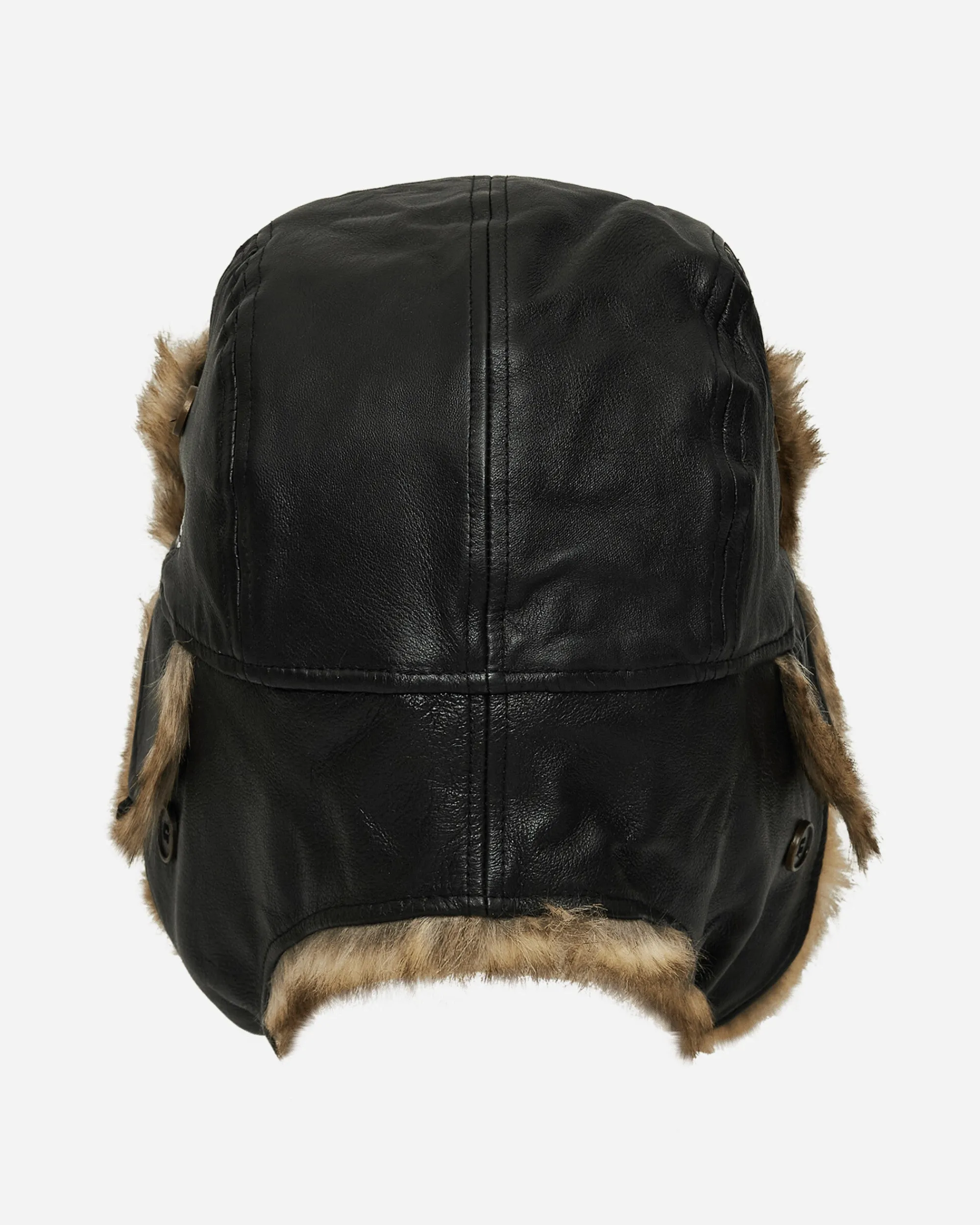 New Era Hats|Hats^Image Leather Trapper Hat Black