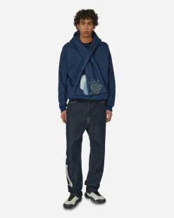 KAPITAL Sweatshirts^Indigo SWT Knit Nora Kesa Parka Indigo