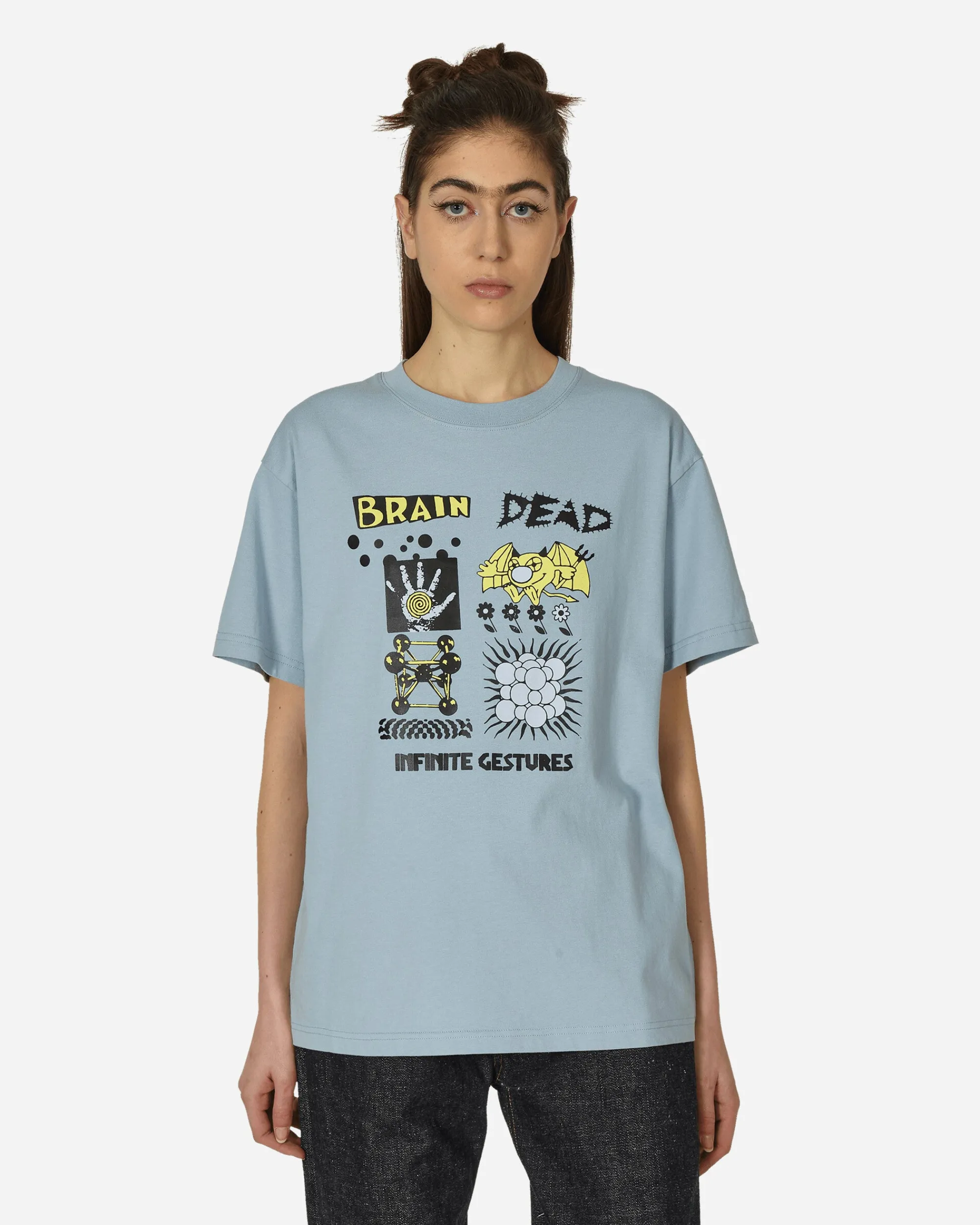 Brain Dead T-Shirts^Infinite Gestures T-Shirt Slate