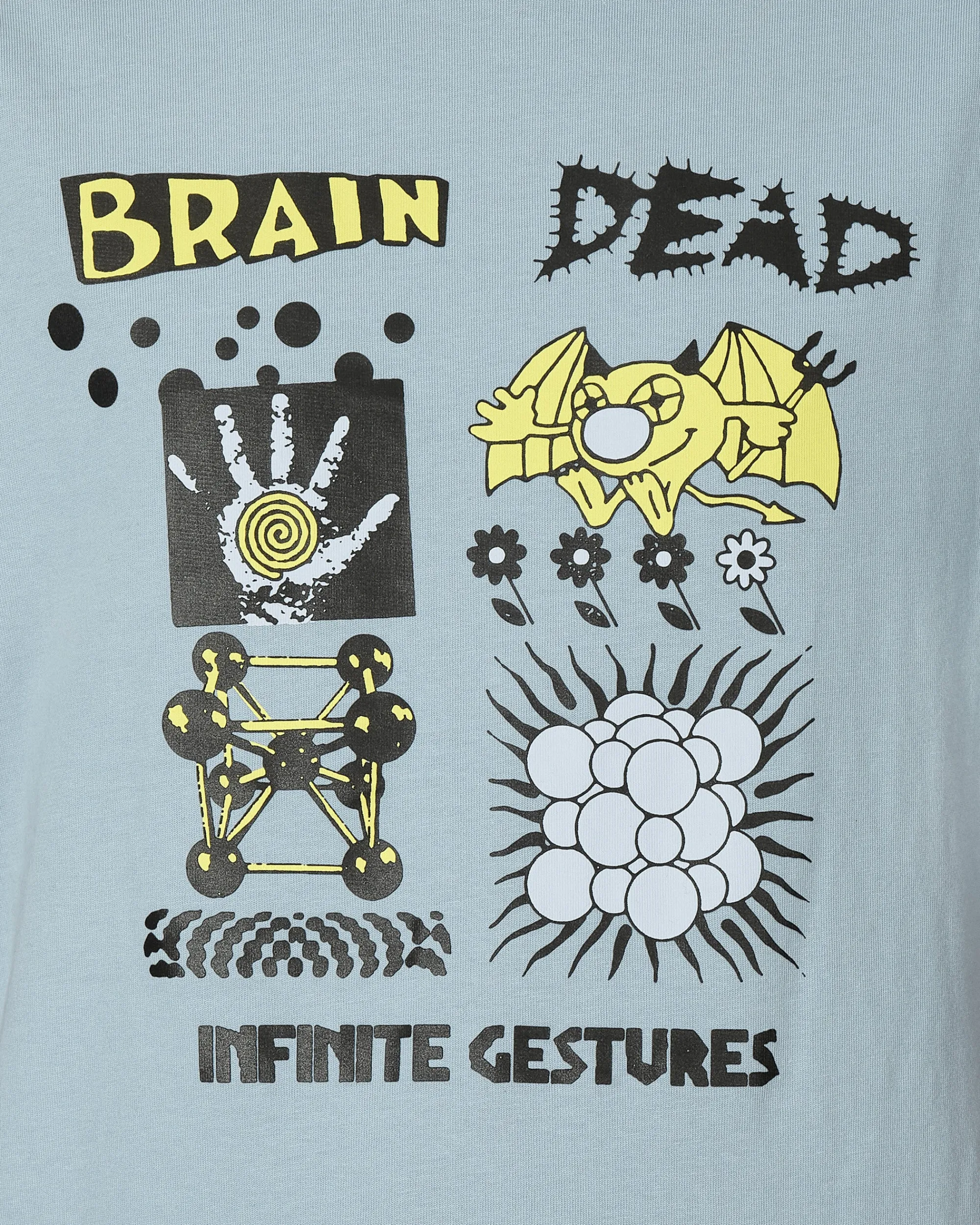 Brain Dead T-Shirts^Infinite Gestures T-Shirt Slate