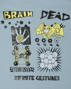 Brain Dead T-Shirts^Infinite Gestures T-Shirt Slate