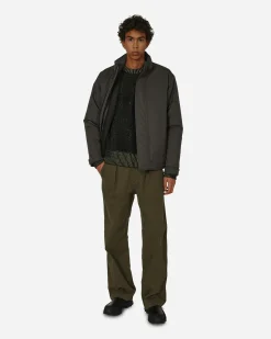 GR10K Coats And Jackets^Insulated Padded Jacket Coal Grey