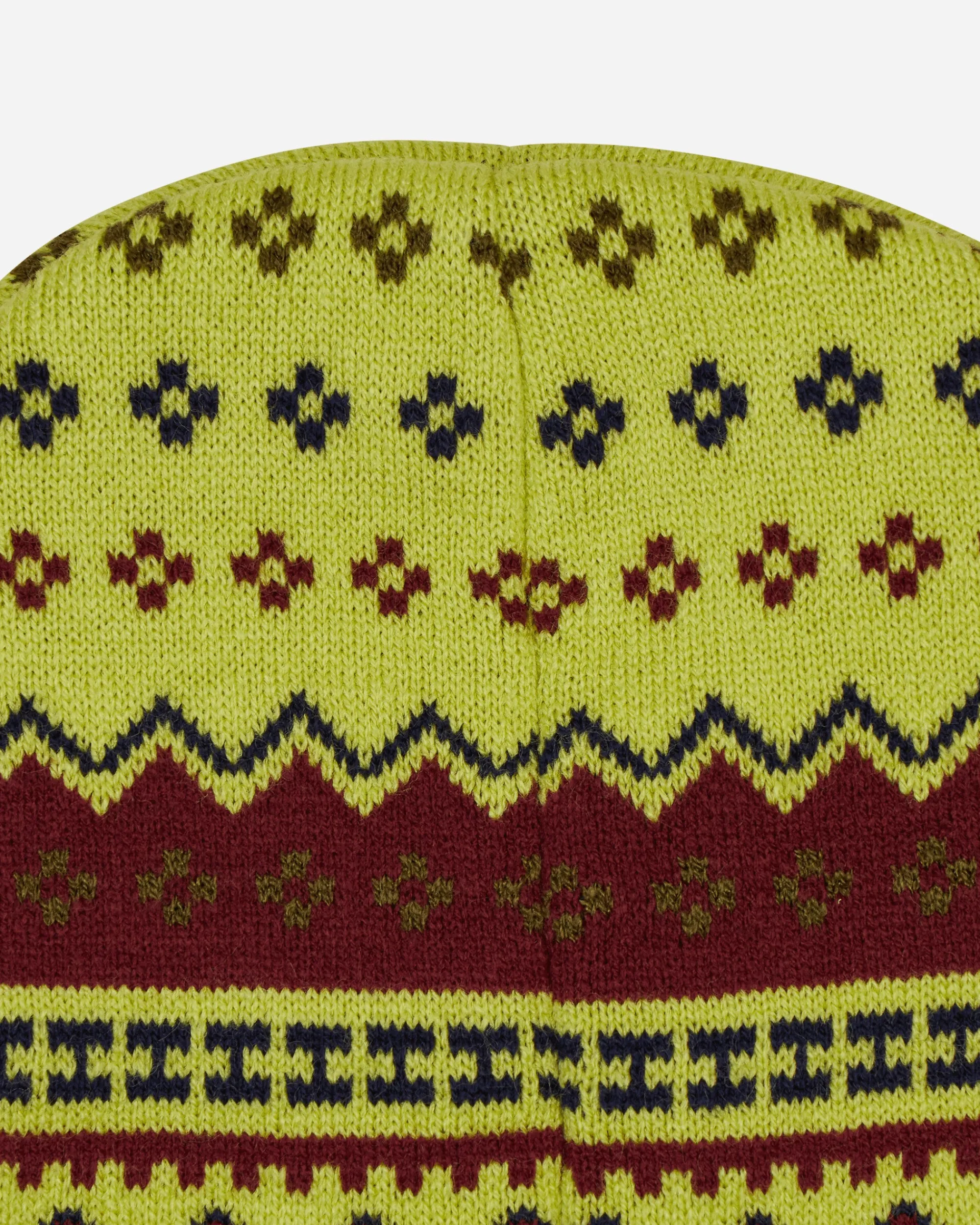 Awake NY Hats|Hats^Intarsia Knit Beanie Green