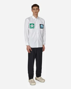 Comme Des Garçons Shirt Shirts^Invader Poplin Shirt White